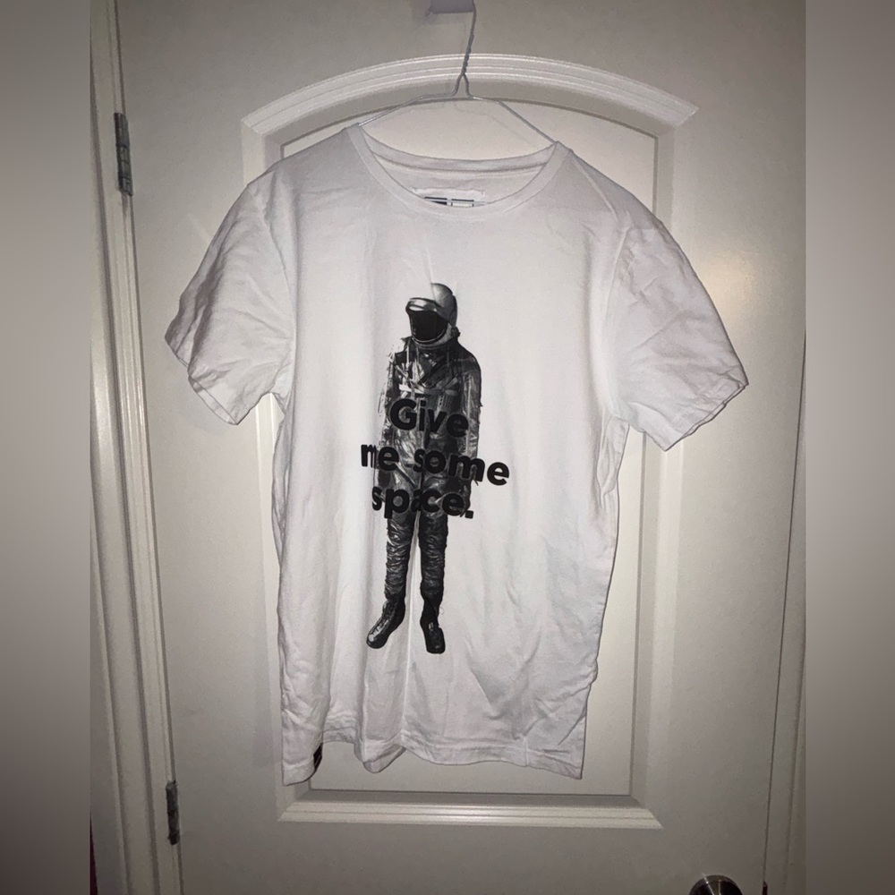 White t shirt give me some space